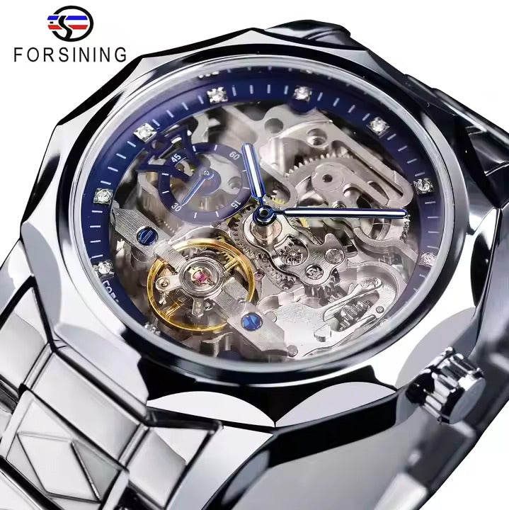 Forsining Top Brand Mechanical Mens Watches Automatic Watch for Men Business Military Wristwatch Luminous